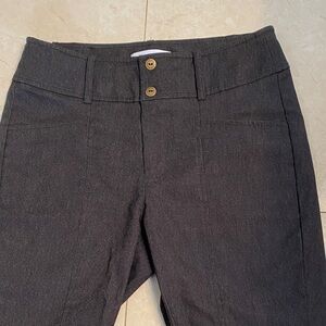 Like New Brenda Beddome Gray Dress Pants Canada Made 29 Ankle Zips